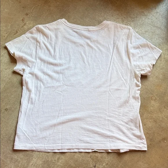 Hanes RE/done Women's Comic Print Tee - White - Picture 4 of 4